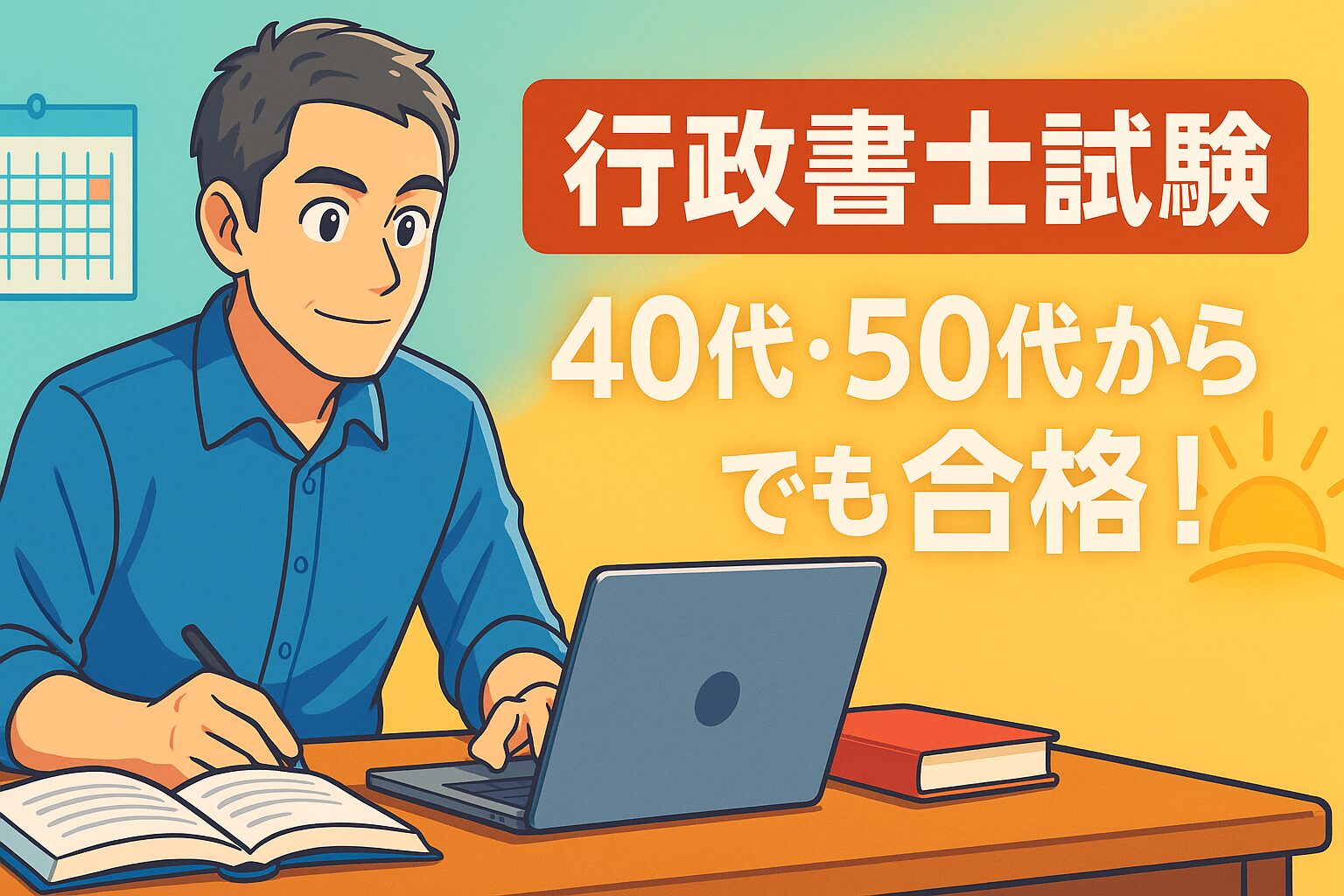 04 行政書士試験、40代・50代からでも遅くない？【むしろ今がチャンス】