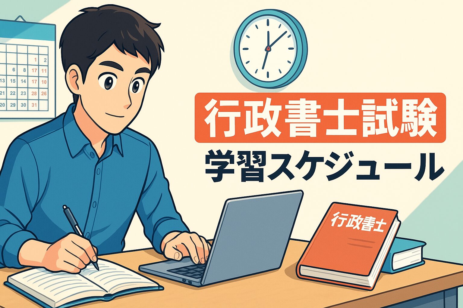 19 行政書士試験の学習スケジュール｜忙しい社会人のための効率的な時間管理術
