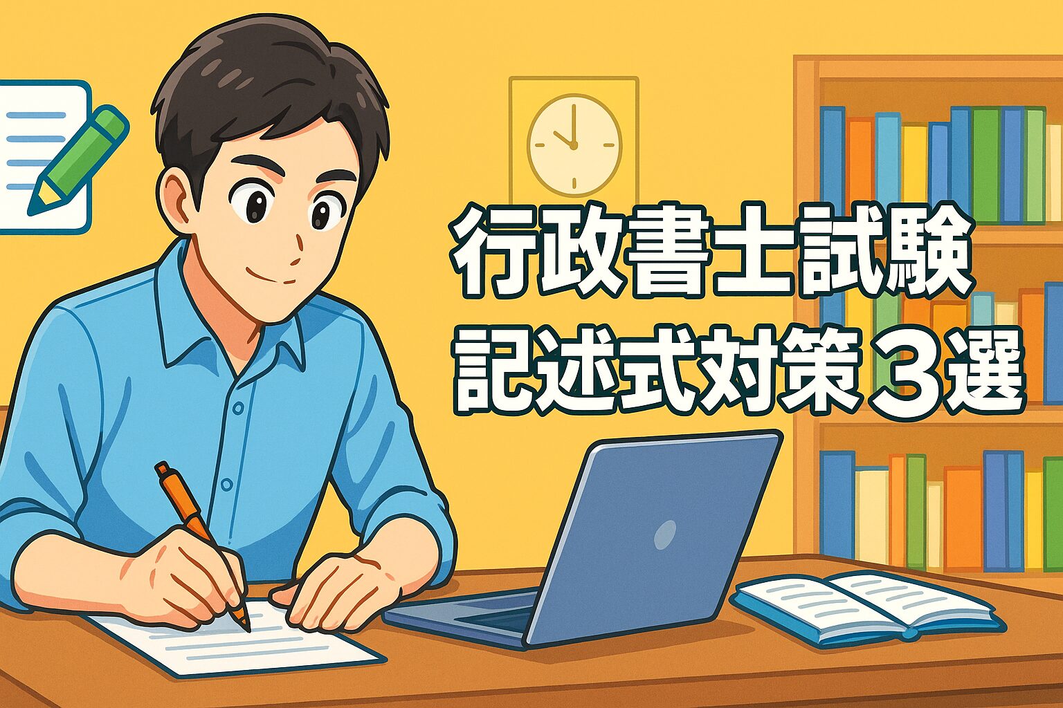 07 記述式対策はこうする！行政書士試験で高得点を狙う勉強法３選【初心者向け】 (2)