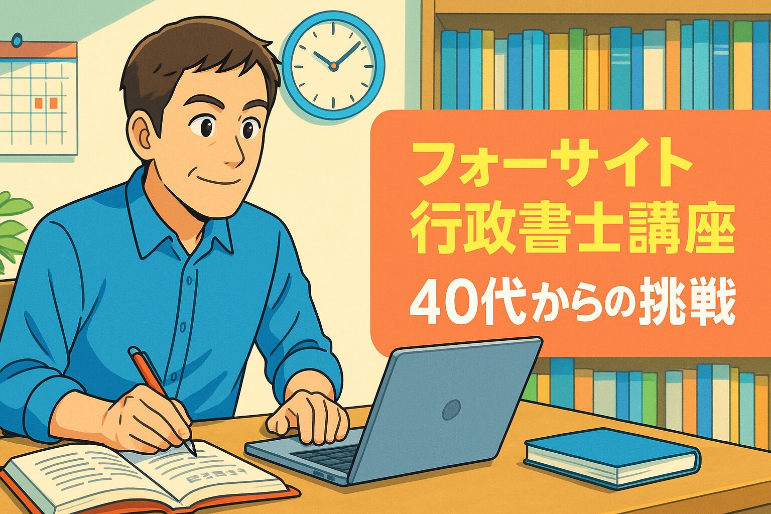 17 【40代からの挑戦】フォーサイト行政書士講座で合格を目指す