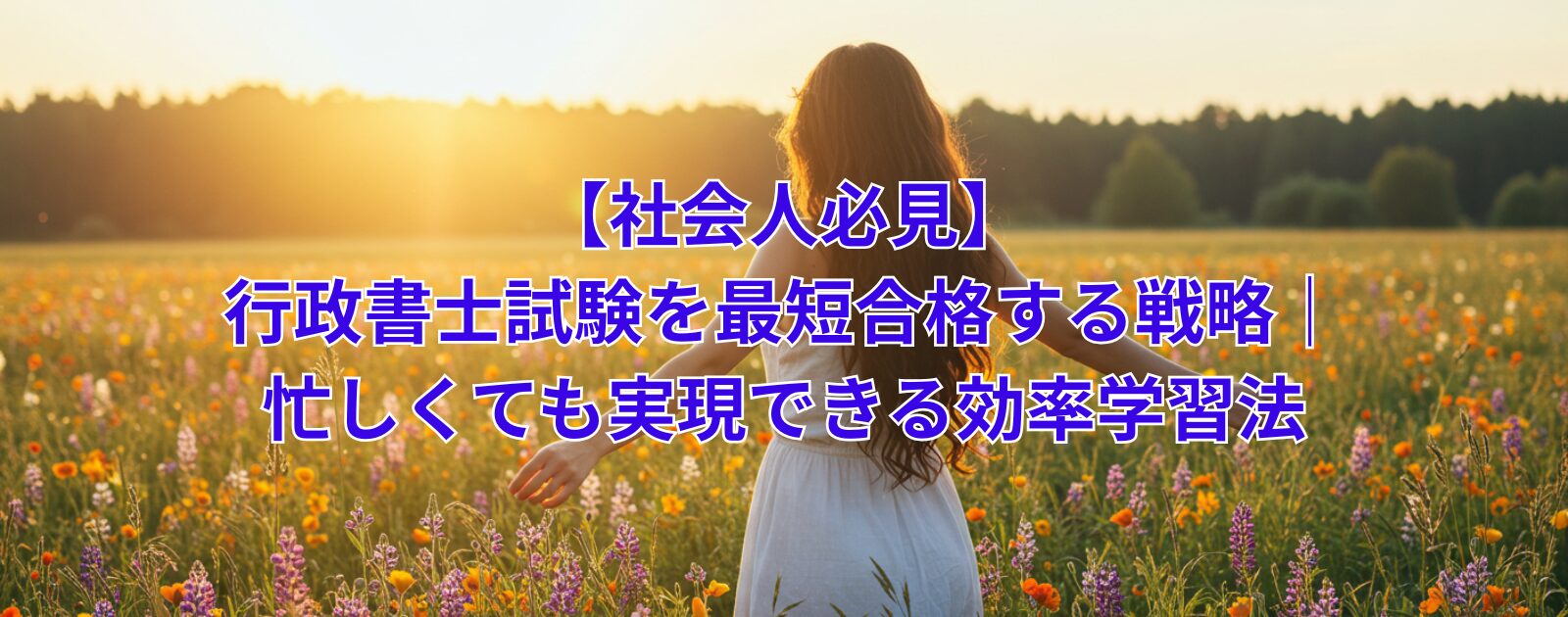 【社会人必見】行政書士試験を最短合格する戦略｜忙しくても実現できる効率学習法