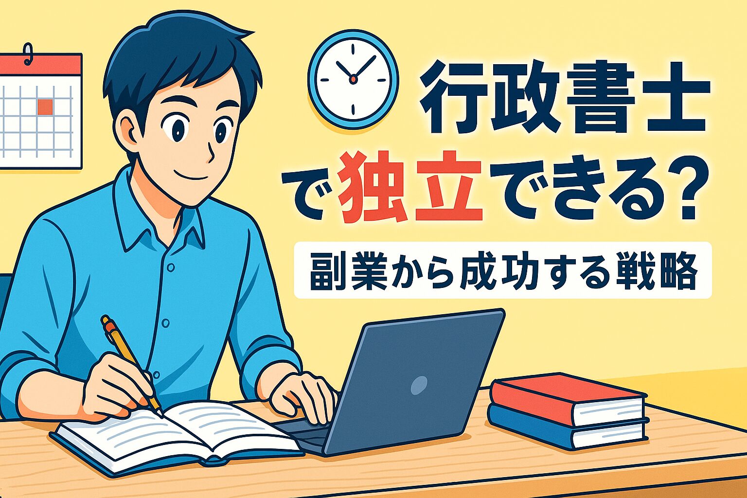 24 行政書士って独立できる？副業スタートから成功するための現実と戦略