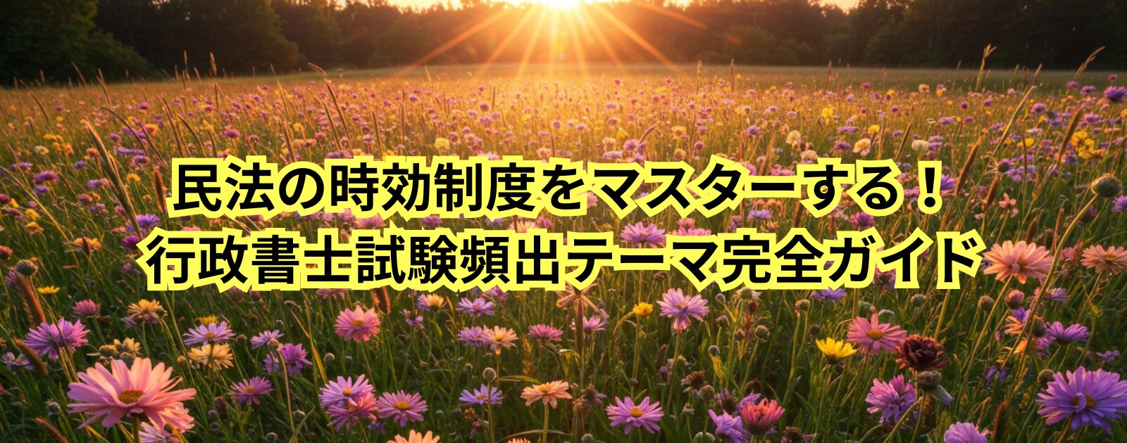 民法の時効制度をマスターする！行政書士試験頻出テーマ完全ガイド