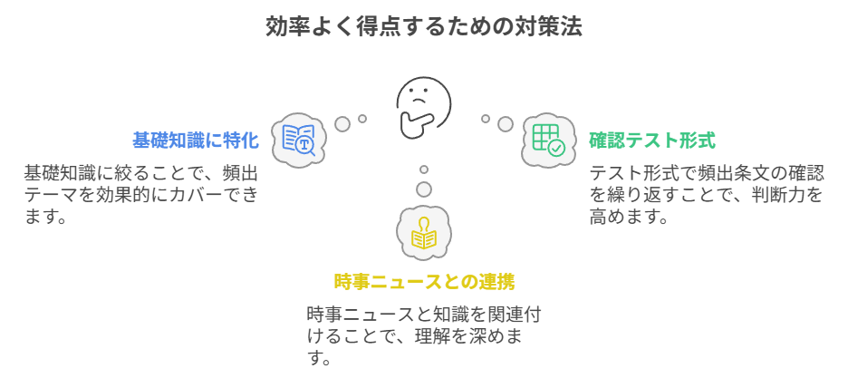 効率よく得点するための対策法