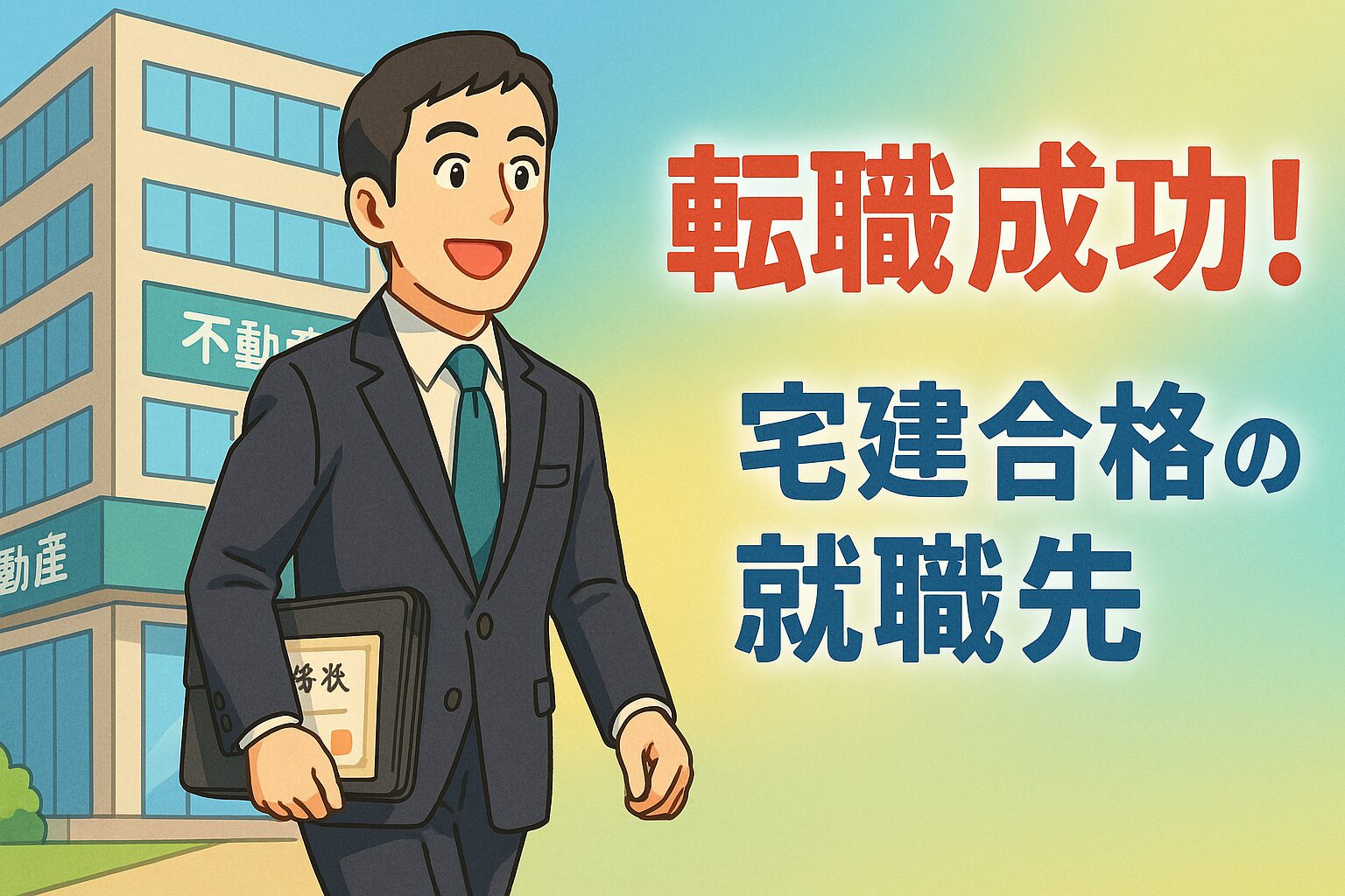118 宅建合格後の就職先は？未経験から不動産業界へ転職する方法【30代・40代向け】
