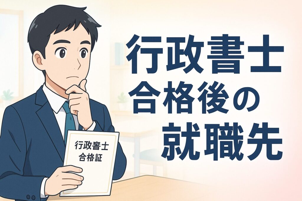 114 行政書士試験合格後の就職先は？30代・40代の未経験転職は可能か徹底解説