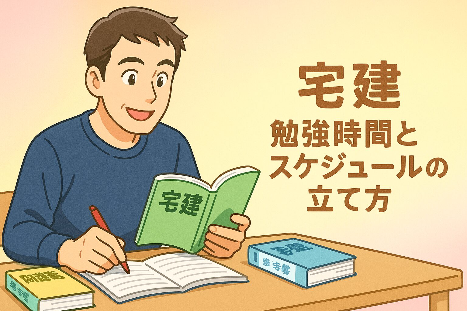 93 宅建に最短合格するための勉強時間とスケジュールの立て方【社会人向け】