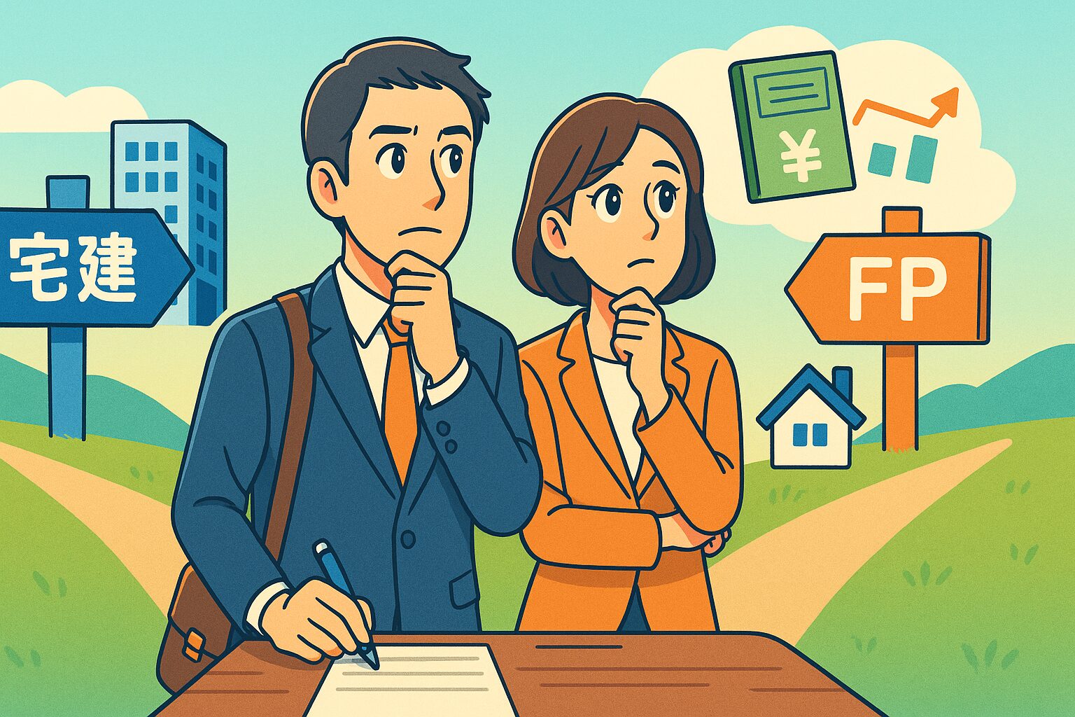 129 宅建とFP、どっちを取るべき?30代・40代のキャリア別比較