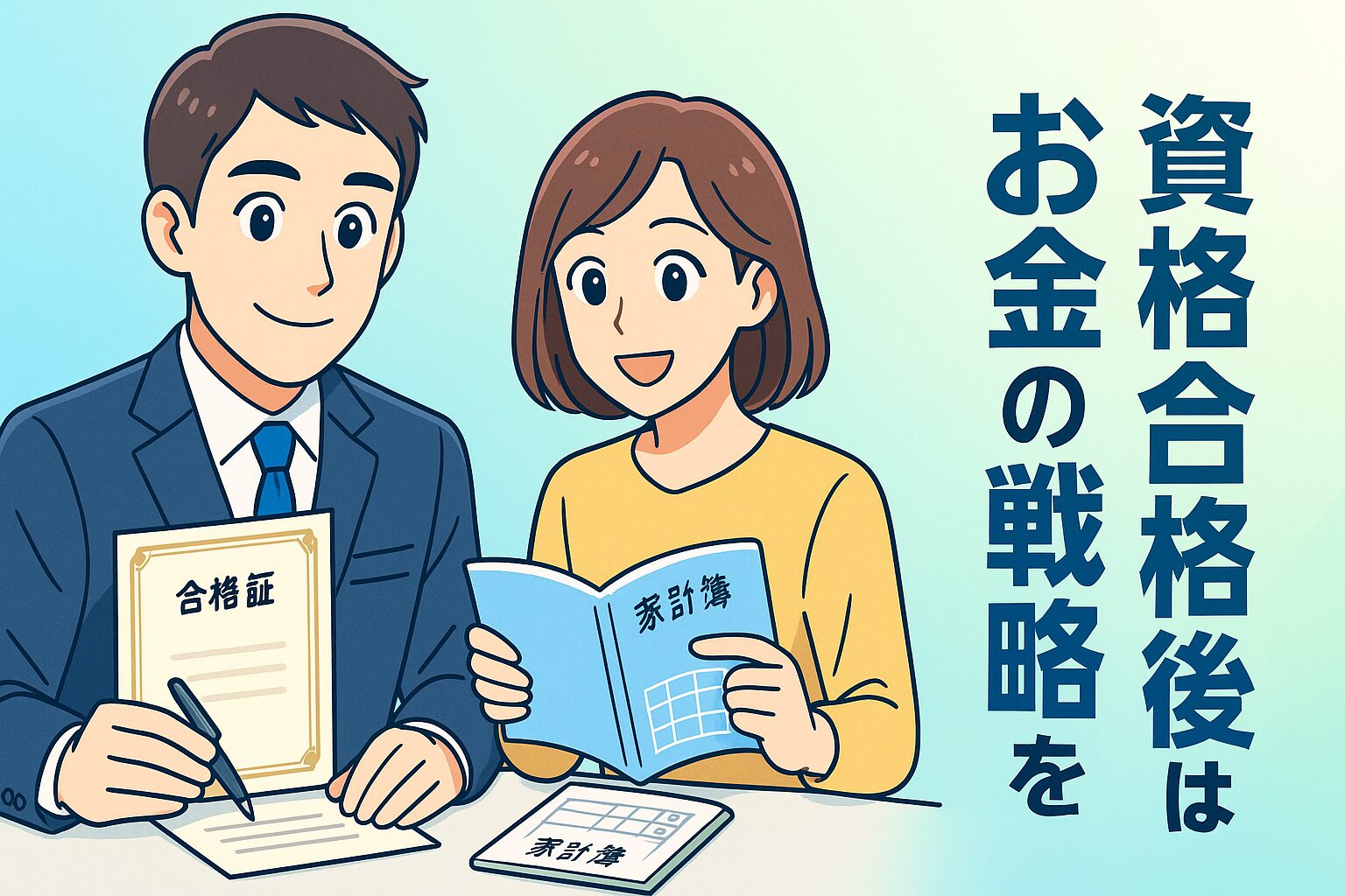 140 資格合格後に考えるべきお金のこと｜30代・40代向けマネープラン