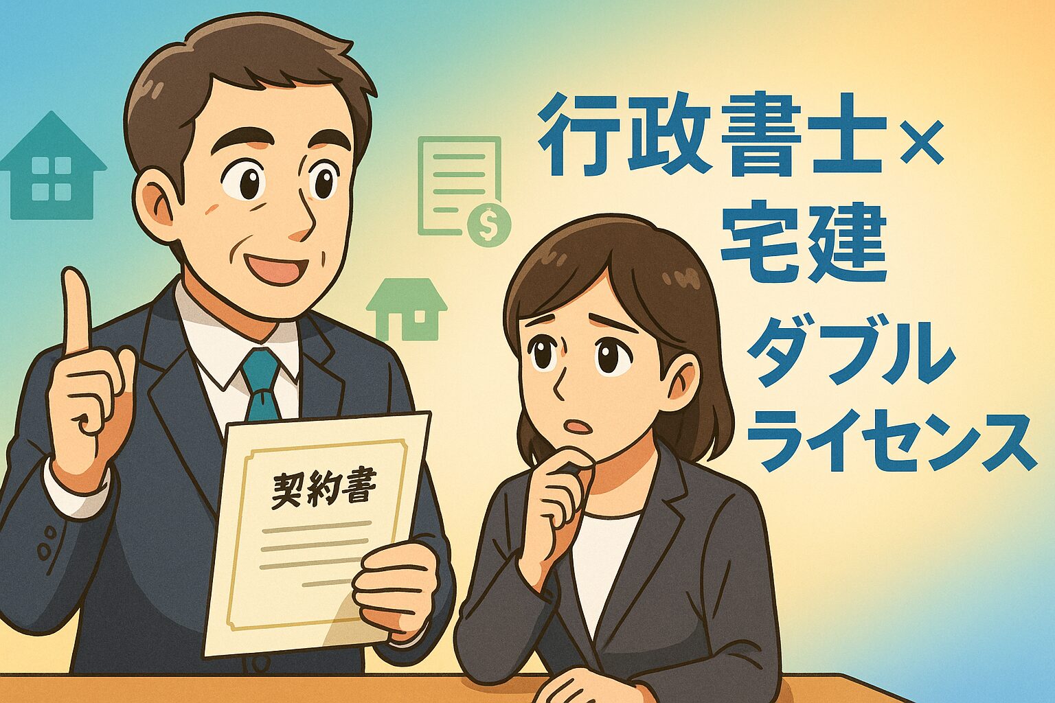 124 行政書士と宅建は相性抜群?ダブルライセンスのメリットと活かし方
