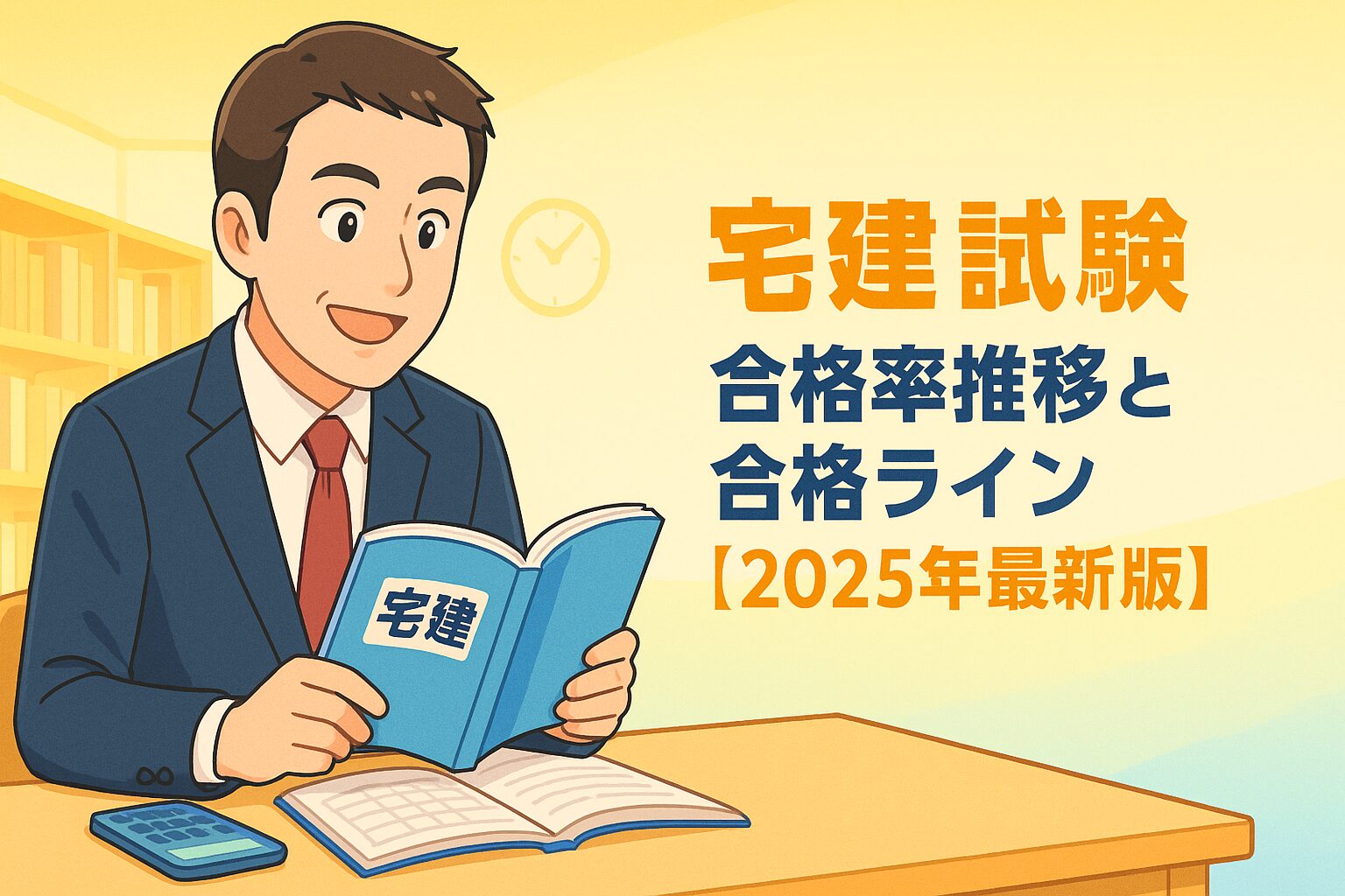 90 宅建試験の合格率推移と合格ラインの仕組み【2025年最新版】