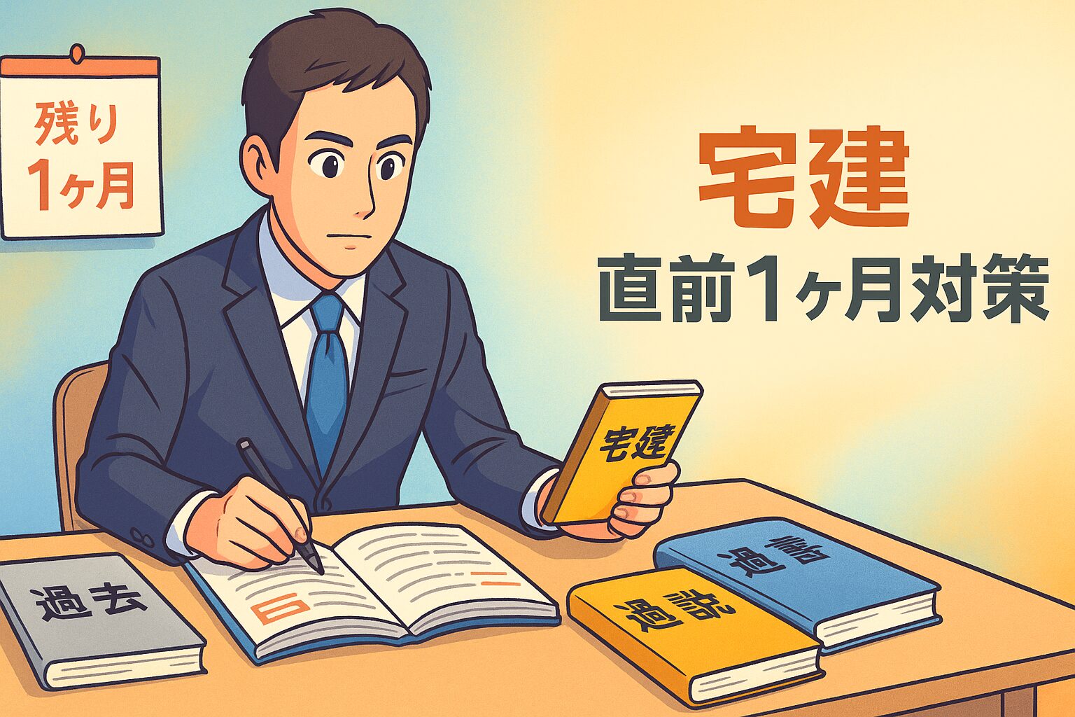 105 宅建試験の直前期対策!1ヶ月で合格点を狙う勉強法