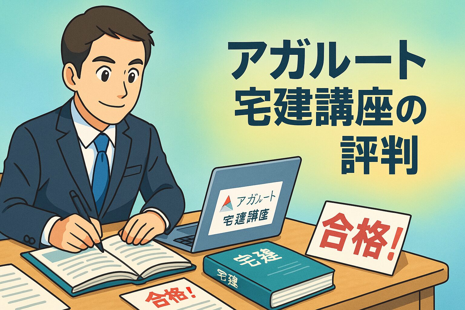 107 アガルート宅建講座の評判は本当?合格実績とデメリットまで徹底解説【2025年版】